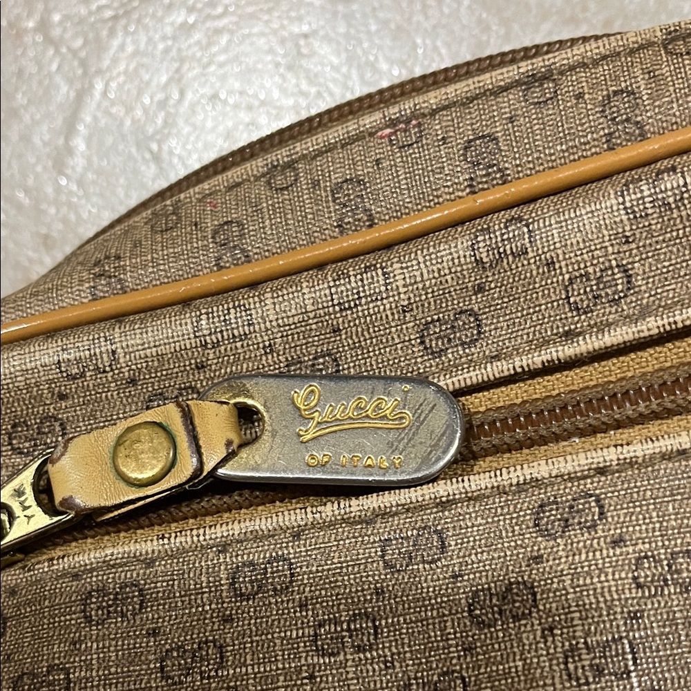 Vintage Monogram Crossbody Bag in Brown - Picture 2 of 4